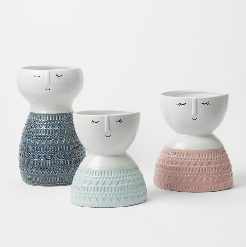 Decorative Face Vase Canberra Outlet